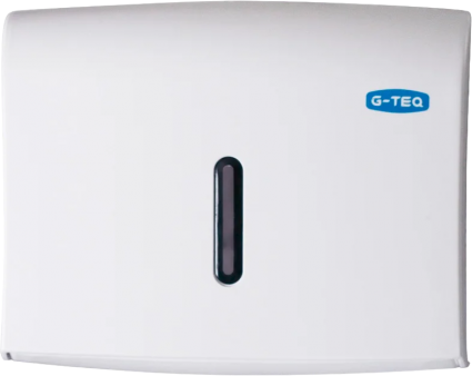 Диспенсер бумажных полотенец G-Teq 8977W белый, прямоугольный, 26.5x10x21.5 см