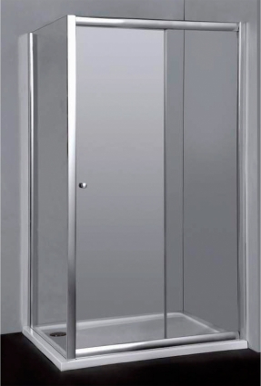 Душевой уголок RGW Classic CL-45 (1410-1460)x700x1850 профиль хром, стекло чистое, прямоугольный, двери раздвижные