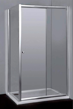 Душевой уголок RGW Classic CL-45 (1410-1460)x800x1850 профиль хром, стекло чистое, прямоугольный, двери раздвижные