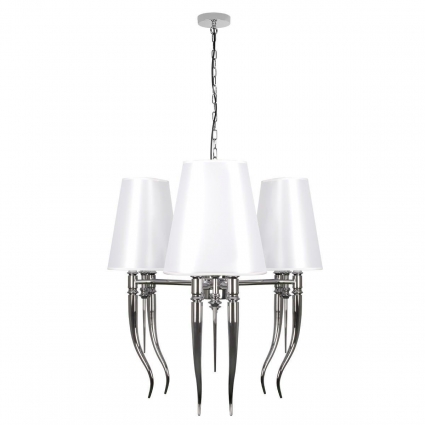 Подвесная люстра Loft IT Brunilde 10207/6 Chrome в стиле арт-деко, цвет хром