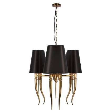 Подвесная люстра Loft IT Brunilde 10207/6 Gold в стиле арт-деко, цвет золотой