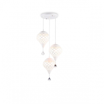 Подвесная люстра Ambrella light Comfort Loft TR8443 в стиле лофт, цвет белый