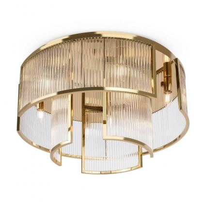 Потолочная люстра Maytoni Frame MOD174CL-09G в стиле модерн, цвет золотой