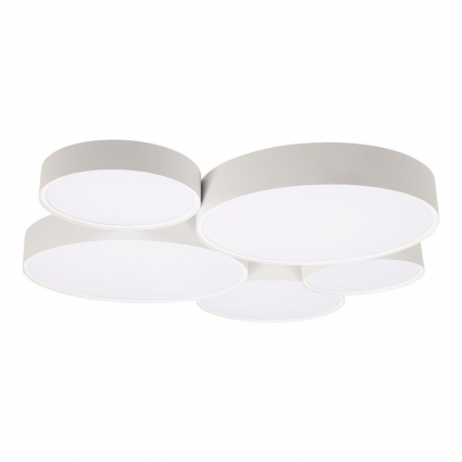 Потолочная светодиодная люстра Loft IT Drum 10218 White в стиле модерн, цвет белый