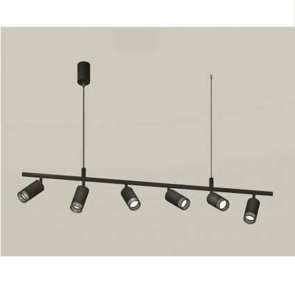 Комплект подвесного поворотного светильника Ambrella light Traditional DIY (С9006, С6323, N6151) XB9006350, в стиле Хай-тек, цвет черный