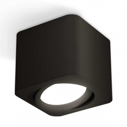 Комплект потолочного светильника Ambrella light Techno Spot XC (C7806, N7711) XS7806010, в современном стиле, цвет черный