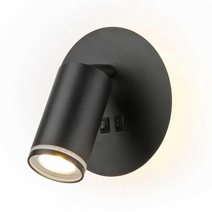 Светодиодный спот Ambrella light Wallers FW2463 в стиле Хай-тек, цвет черный