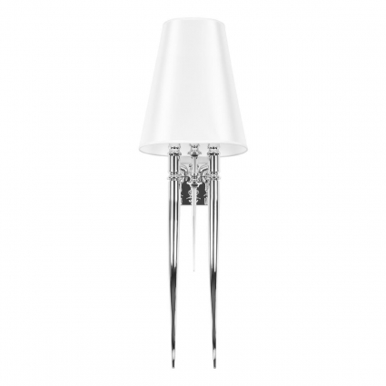 Бра Loft IT Brunilde 10207W/L Chrome в стиле арт-деко, цвет хром, мощность 80 Вт