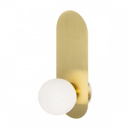 Бра Maytoni Bao MOD419WL-01G в стиле модерн, цвет золотой, мощность 28 Вт