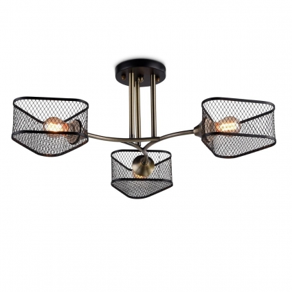 Подвесная люстра Ambrella light Traditional Loft TR80171 в стиле лофт, цвет черный