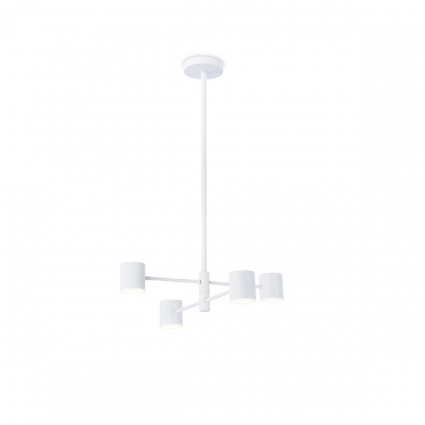 Подвесная светодиодная люстра Ambrella light Comfort LineTech FL51705 в стиле Хай-тек, цвет белый