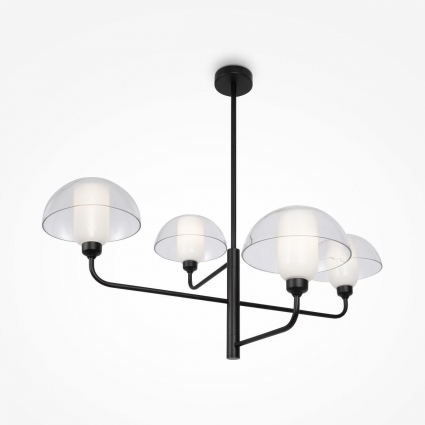 Подвесная люстра Maytoni Memory MOD177PL-04B в стиле модерн, цвет черный