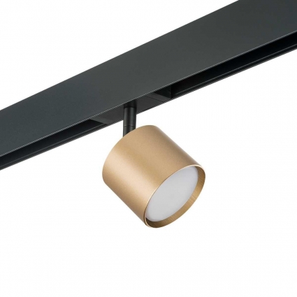 Трековый светильник Lightstar Rullo (213490+595087) PRO3490 в стиле Хай-тек, цвет золотой