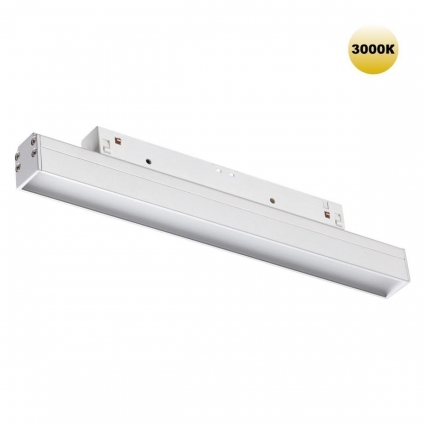 Трековый светодиодный светильник для низковольтного шинопровода Novotech Shino Flum 359198 в стиле Хай-тек, цвет белый