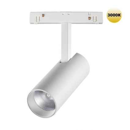 Трековый светодиодный светильник для низковольтного шинопровода Novotech Shino Flum 359202 в стиле Хай-тек, цвет белый
