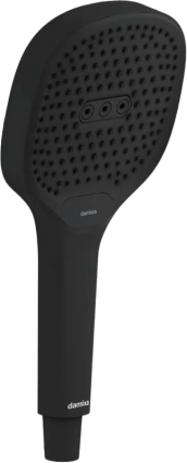 Душевая лейка Damixa Merkur 940020300 черная цвет черный, штанга 25.3 см