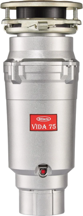 Измельчитель отходов Milacio Vida 75 MC.555075.MB черный матовый расчитан на 5-6 человек, мощность 750 Вт