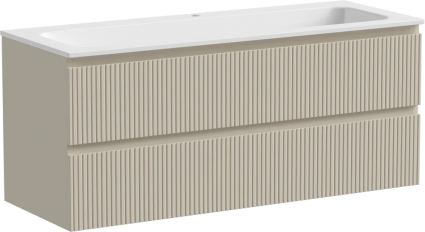 Тумба для комплекта Sancos Snob T 120, beige soft, подвесная, матовая