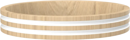 Мыльница Fora Spiral FOR-SPL036NAT настольная,  в современном стиле
