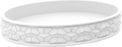 Мыльница Fora Brilliant FOR-BRL036 цвет белый, настольная