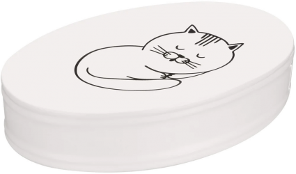 Мыльница Fora Happy Cats FOR-HC036 настольная,  в современном стиле