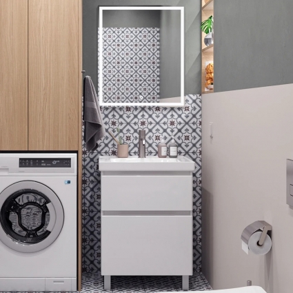 Мебель для ванной Sanstar Riana 60 подвесная, глянцевая, с ящиками