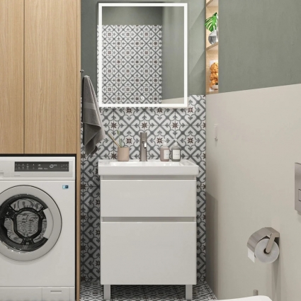 Мебель для ванной Sanstar Riana 70 подвесная, глянцевая, с ящиками
