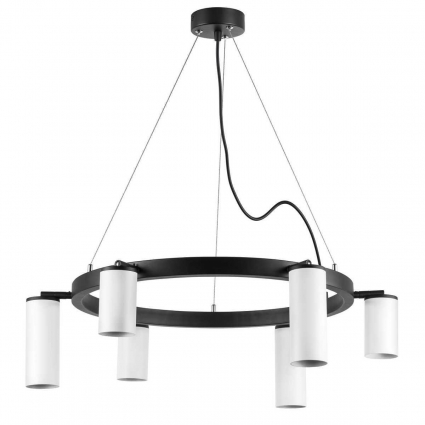Подвесная люстра Lightstar Rullo (571016+214436-3+214486-3) LR016363863 в современном стиле, цвет белый