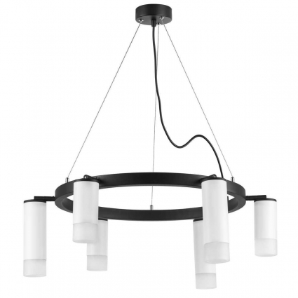 Подвесная люстра Lightstar Rullo (571016+214436-3+214486-3+202431-6) LR0163638631 в современном стиле, цвет белый