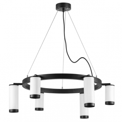 Подвесная люстра Lightstar Rullo (571016+214436-3+214486-3+203437-6) LR0163638637 в современном стиле, цвет белый