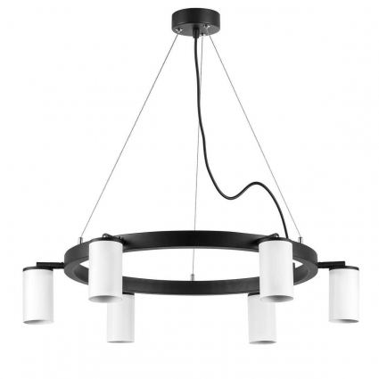 Подвесная люстра Lightstar Rullo (571016+214436-6) LR016366 в современном стиле, цвет белый
