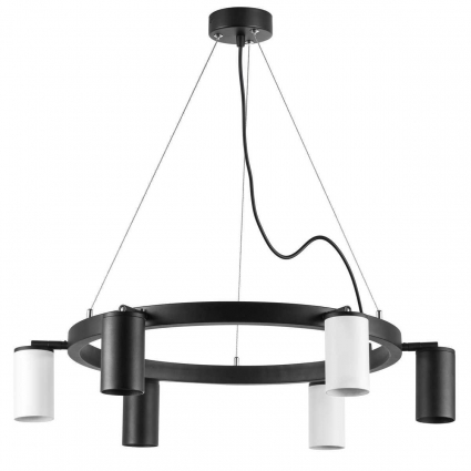 Подвесная люстра Lightstar Rullo (571016+214437-3+214436-3) LR016373363 в современном стиле, цвет белый