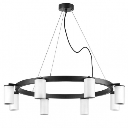Подвесная люстра Lightstar Rullo (571018+214436-8) LR018368 в современном стиле, цвет белый