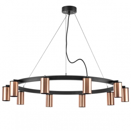 Подвесная люстра Lightstar Rullo (571020+214430-10) LR020300 в современном стиле, цвет медь