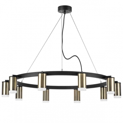 Подвесная люстра Lightstar Rullo (571020+214431-10+202430-10) LR0203100 в современном стиле, цвет бронза