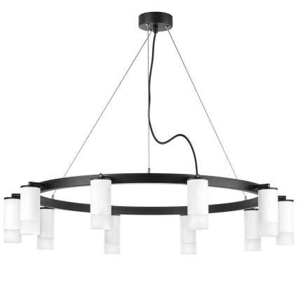 Подвесная люстра Lightstar Rullo (571020+214436-10+202431-10) LR0203601 в современном стиле, цвет белый