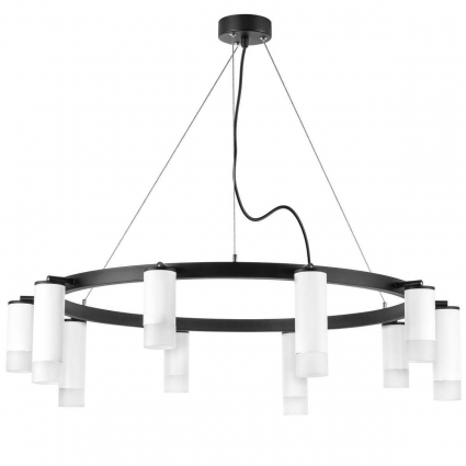 Подвесная люстра Lightstar Rullo (571020+214436-5+214486-5+202431-10) LR0203658651 в современном стиле, цвет белый