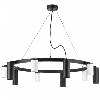 Подвесная люстра Lightstar Rullo (571020+214436-5+214487-5) LR020365875 в современном стиле, цвет черный