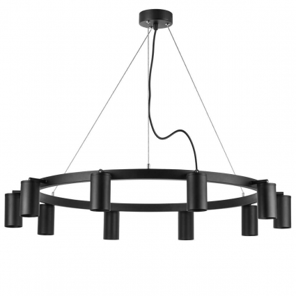 Подвесная люстра Lightstar Rullo (571020+214437-10) LR020370 в современном стиле, цвет черный