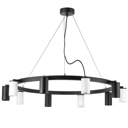 Подвесная люстра Lightstar Rullo (571020+214437-5+214436-5) LR020375365 в современном стиле, цвет черный