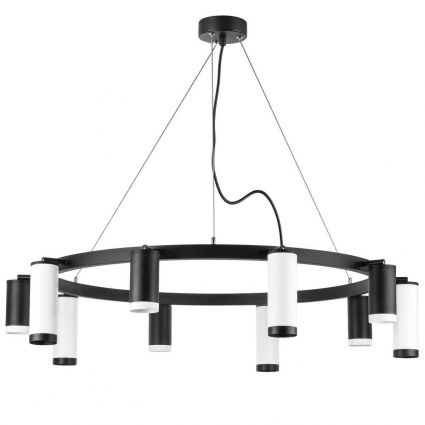 Подвесная люстра Lightstar Rullo (571020+214437-5+214486-5+203437-5+203436-5) LR02037586576 в современном стиле, цвет черный