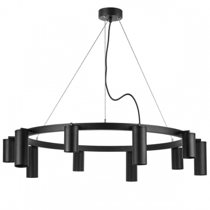 Подвесная люстра Lightstar Rullo (571020+214437-5+214487-5) LR020375875 в современном стиле, цвет черный