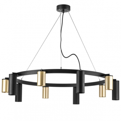 Подвесная люстра Lightstar Rullo (571020+214440-5+214487-5) LR020405875 в современном стиле, цвет черный