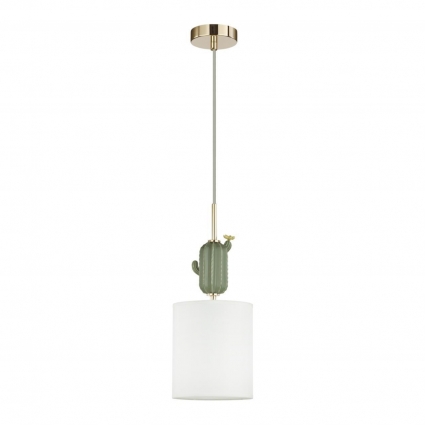 Подвесной светильник Odeon Light Exclusive Modern Cactus 5425/1 цвет белый, мощность 40 Вт