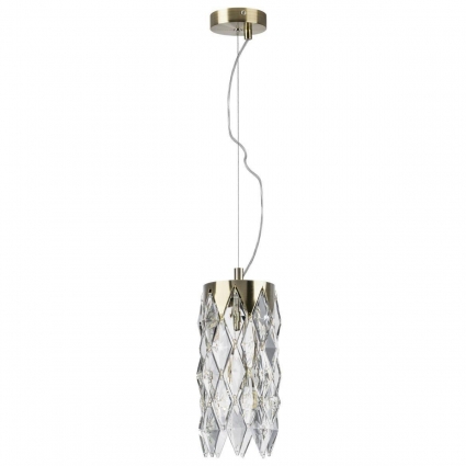 Подвесной светильник Lightstar Limpio 722033 в стиле арт-деко, цвет бронза