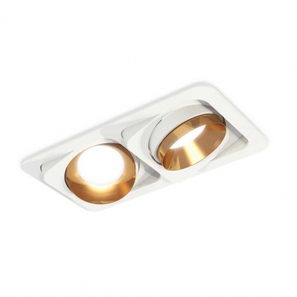 Комплект встраиваемого светильника Ambrella light Techno Spot XC (C7663, N7034) XC7663024, в современном стиле, цвет белый