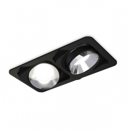 Комплект встраиваемого светильника Ambrella light Techno Spot XC (C7664, N7032) XC7664022, в современном стиле, цвет черный