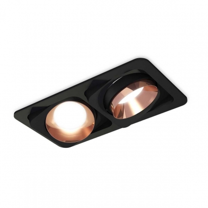 Комплект встраиваемого светильника Ambrella light Techno Spot XC (C7664, N7035) XC7664025, в современном стиле, цвет черный