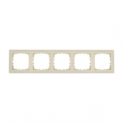 Рамка LK Studio 5-постовая (бежевый) LK60 864501-1 цвет бежевый