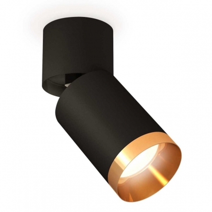 Комплект спота Ambrella light Techno Spot XM (A2221, C6313, N6134) XM6313044, в современном стиле, цвет черный